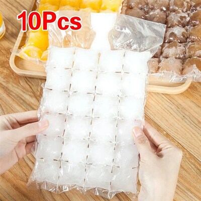 10-100Pcs Disposable Ice-making Bags Freezing Maker Ice Cube
