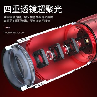 激光钓鱼灯夜钓专用装备强光超亮大功率炮野钓黑坑夜光紫光蓝光灯