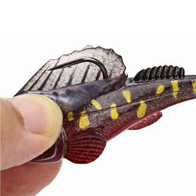 Drop Shot Wobbly Soft Plastic Bait For Fishing Lure Sea Me G