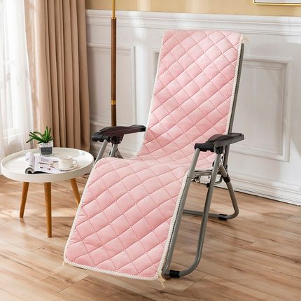 冬季躺椅垫子办公室坐垫靠背一体加厚防滑午睡午休折叠床摇椅垫子