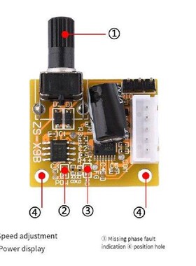 BLDC 3-Phase Brushless Motor Driver DC5V-15V 2A 15W DC