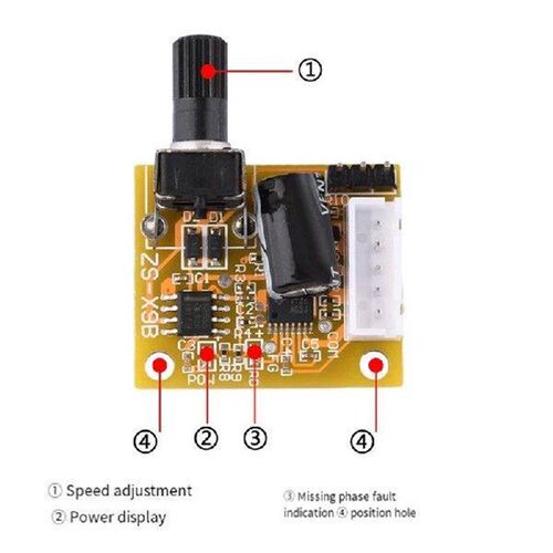 BLDC 3-Phase Brushless Motor Driver DC5V-15V 2A 15W DC