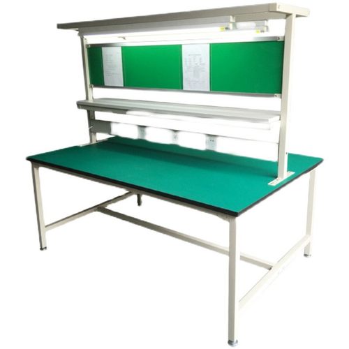 防静电工作台带灯车间电子厂面台位生产分拣台检验流水线操作台