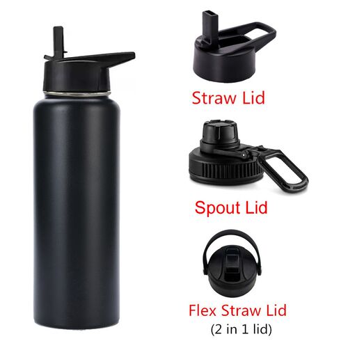 Replace Straw Flip Lid Flex Cap for Hydro Water Bottle Flask