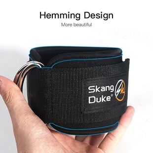 Gym Ankle Strap Padded Weight Leg Training脚环踝绑腿扣Brace