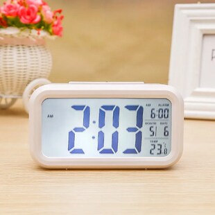Night-light LED electronic clock alarm small 夜光静音小闹钟
