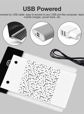 Drawing Paper Flipbook Flip Book Kit with Light Pad LED Ligh