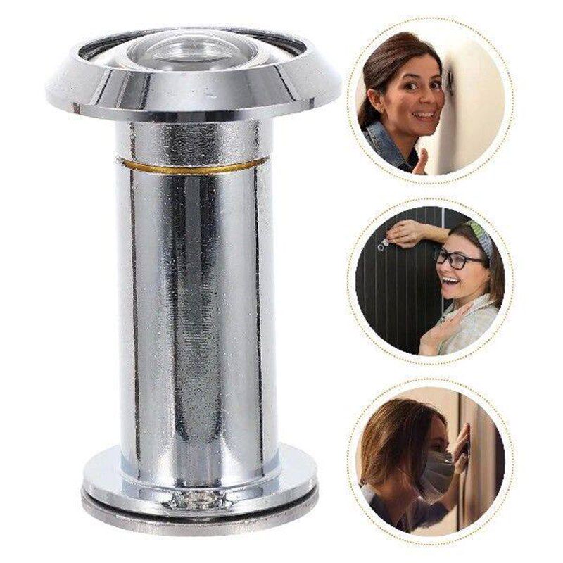 1 Adjustable 220 Degree Wide Angle Door Viewer Zinc Alloy