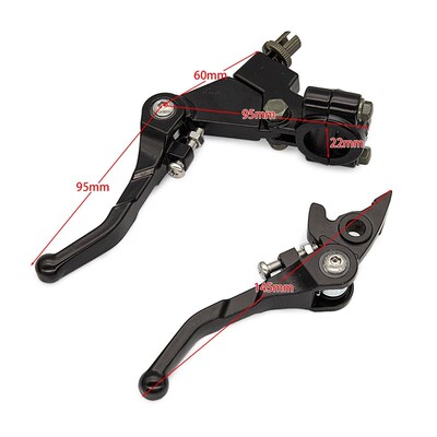 Folding Brake Clutch Lever Set For Motorcycle Pit Dirt Bike