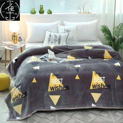 winter blanket soft warm quilt comforter Coral velvet blanke