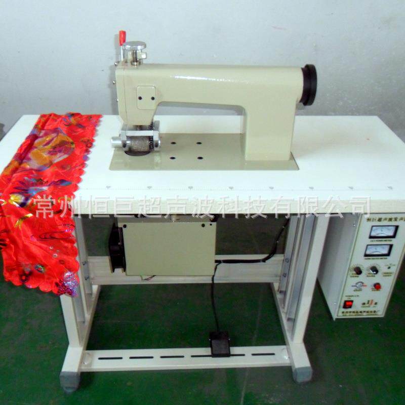 恒巨厂家供应台布花边机全新花边机魔术贴花边机