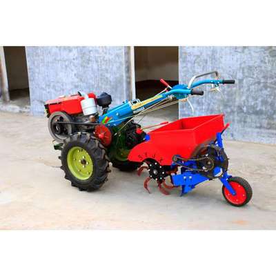 Orchard trenching machine手扶拖拉机果园开沟机 开沟回填一体机