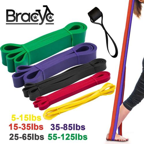 Tough Latex Resistance Band Elastic Exercise Strength Pull-U