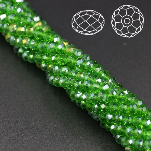 Czech Crystal Round Beads AB 2/3/4/6/8/10/12MM Faceted Ronde