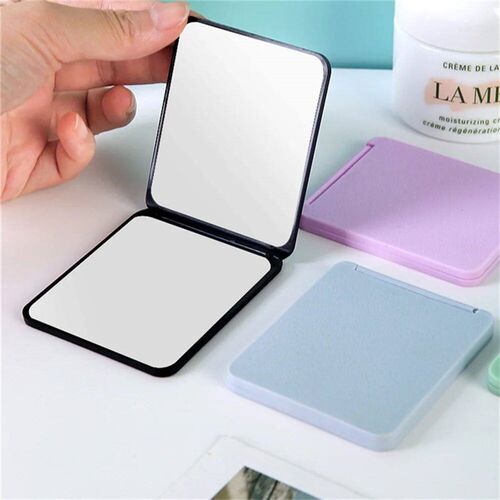 Foldable Makeup Mirror Portable Double-Sided Mirror Student