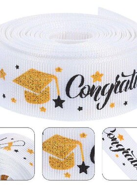 Graduation Ribbon Gift Boxes Wrapping Ribbons Crafts Sewing