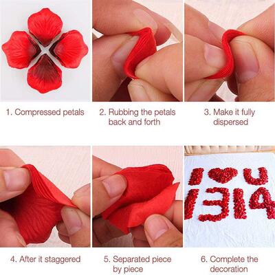 100/200/500/2000 Pieces Artificial Rose Petals Artificial Fl