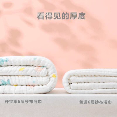 Baby Bath Towel Childrens Gauze Bath Towel Cotton Baby Newb