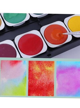 Solid watercolor paint Watercolour paint  finger painting
