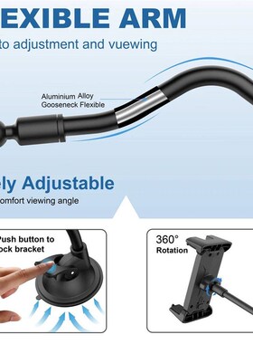 Windshield Car Tablet Stand Mount Truck Window Dashboard Pho