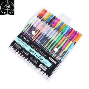 24 36 48 color Gel Pen Set Refills Metallic Pastel Neon Gli