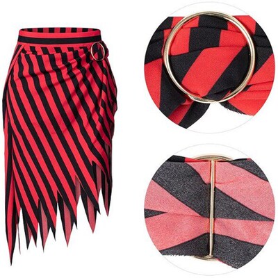 Pirate Turban Accessories splay stume Burnt Pointed Striped