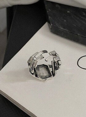 2024 Korean Silver Colour Roman Numeral Ring Vintage Fashion