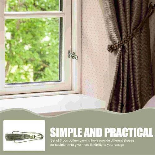 2pcs Luxury Home Decoration Curtain Clips Acessories