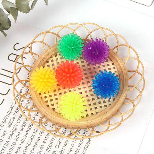 6Pcs Spiky Ball Fidget Toy Small Size For Kids Children Auti