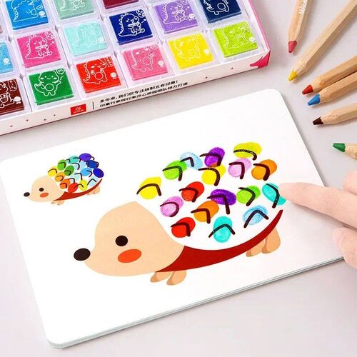 Creativity Finger Painting Set for Kids Drawing Coloring Boo