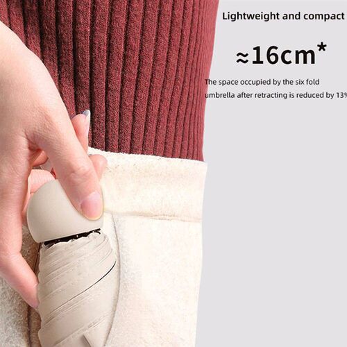 Capsule Umbrella Folding Lightweight Mini Umbrella Sunny and
