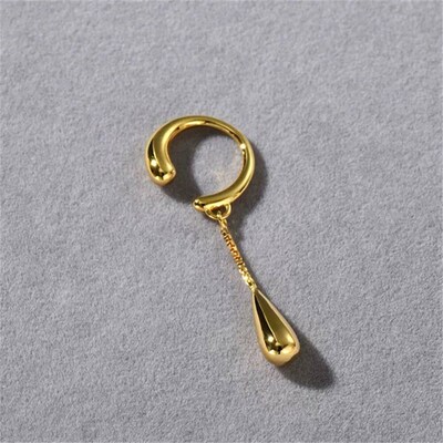 Simple Personality Tassel Drop Pendant Ear Bone Clip New Fem