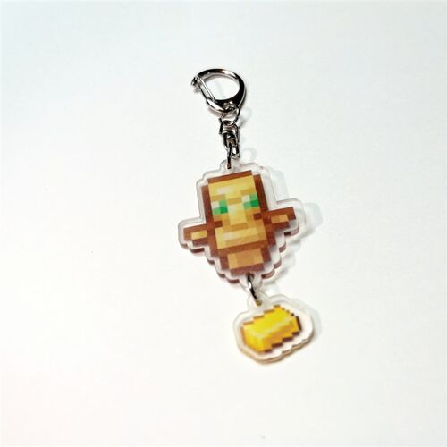 不死图腾挂件六件套Minecraft我的世界周边钥匙扣挂件不死图腾黄