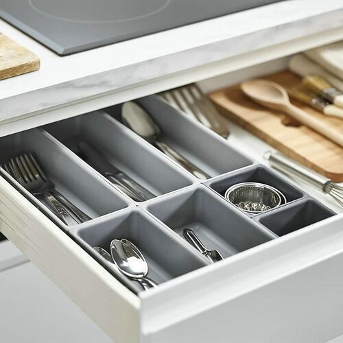 7pcs/set Adjustable Drawer Storage Box for Cutlery Utensils