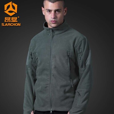 Ang Ken Winter Outdoor Fleece Clothes Mens Warm Thickened D