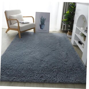 Fluffy Shaggy Carpet 地毯垫1 Bedroom Mat for Rugs Area Floor