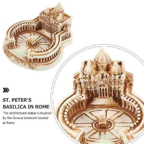 Italy Building Statues Simulation Model Office Decor