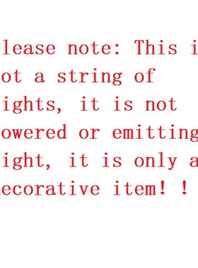 5M Colorful Bulbs String Garland Christmas Ornaments Not LED