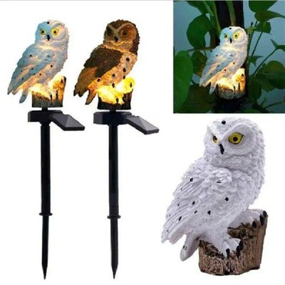 Waterproof Owl Solar Lamp Garden Decoration Landscape Lamp