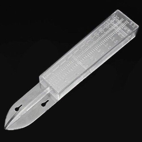 5 in Capacity Plastic Rain Gauge Easy-to-Read Home Clear