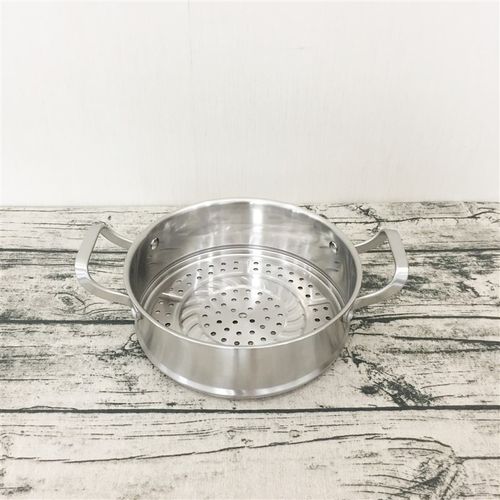 德国30不锈钢蒸锅2/2/28/30cm加厚一体蒸笼多用锅蒸屉蒸格蒸架