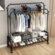 drying floor pole balcony rack Simple clothes household