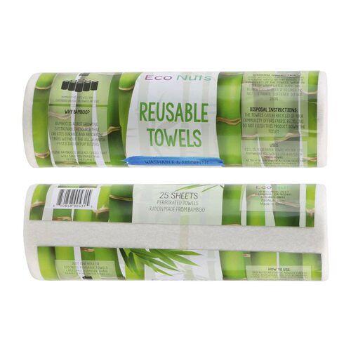 Home Kitchen Paper Towel Washable Absorbent 20pcs/Roll Washa