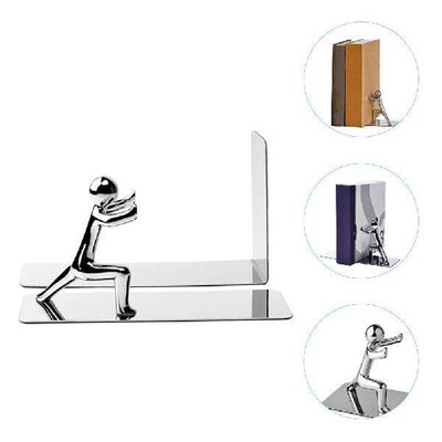Creative Bookshelf Stand Bookends for Limiter Shelves