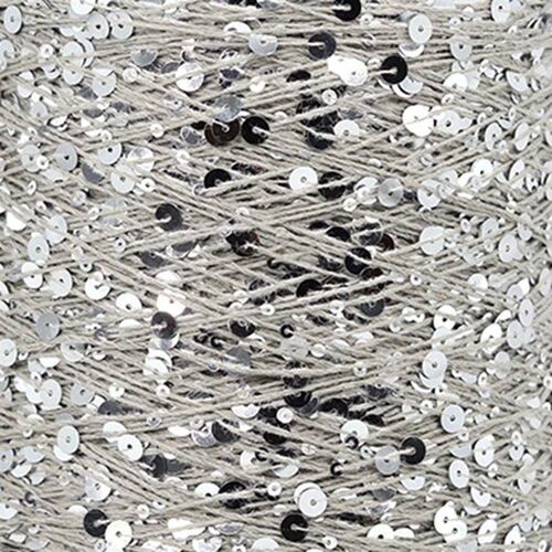 50g/ball Colorful Crochet Thin Thread Shiny Sequin Yarn for