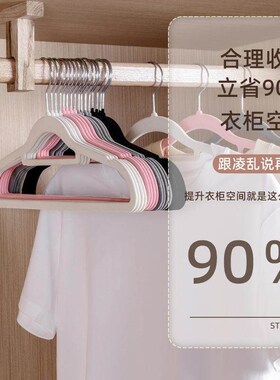 Velvet Hangers for Home Use - No Mark, Prevent Shoulder Bump