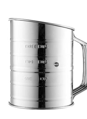 Stainless Steel Mesh Flour Sifter Mechanical Baking Icing S