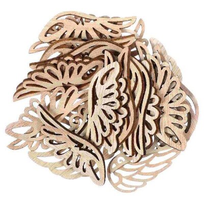80 Pcs Angel Wings Craft Supplies Embellishments Ornaments