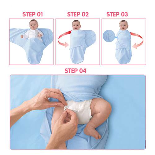 baby sleeping bag newborn envelope cocoon wrap swaddle soft