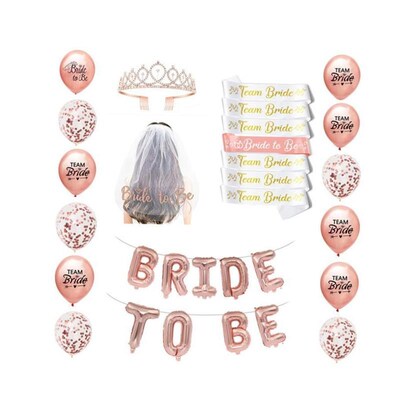 Bridal Shower Decoration Set Bachelorette Party Bride to Be